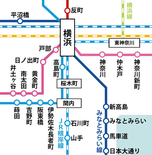 神奈川の主要ビジネスエリア